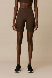 Sima Barna Csíkos Szövet Leggings Rövid L 5IA (J6100/Koyu Kahverengi)