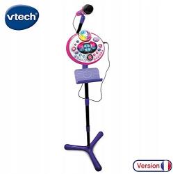VTech Kidi SuperStar Karaoke Mikrofon gyerekeknek Rózsaszín francia nyelven (80-165865)