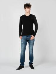 Guess Férfi Egyenes Szárú Farmernadrág Koptatott Kék 30/34 Gga