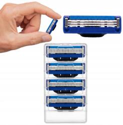 Gillette Utántöltők Gillette Mach 3 MACH3 Borotvához Pengék MACH3 x4 Borotvához (7702018579013)