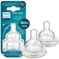 Philips Anti-colic cumisüveg etetőcumi 4 6m+ SCY764/02 2 db (SCY764/02)