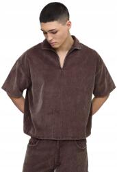 Boohooman Férfi Ing Casual Rövid Ujjú Gallérral S Z3A (CMM03371-186-30)