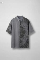  Casual Férfi Ing Szürke Melange Oversize L 5IA (1091641192529)