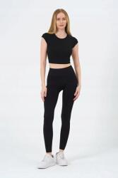 Sima Fekete Leggings Magas Derékrésszel És Elasztikus Derékrésszel S5IA (MARKETIMGEL-LACOS-TAYT/SIYAH)