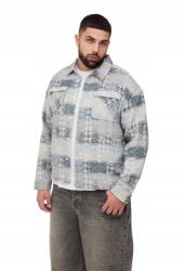 Boohooman Férfi Plus Size Kockás Ing 3XL Z3A