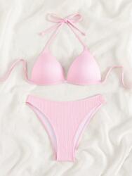 Shein Rózsaszín Bikini Felső Háromszög Alakú Sima M 1MA