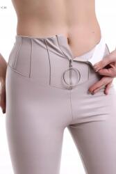 Sima Női Leggings Cipzárral És Pántokkal S5IA