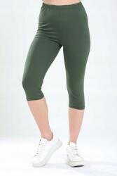 Sima 3/4-ES Női Leggings Khaki Színben L 5IA (402/Haki)