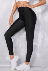 Sima Női Leggings Magas Derék Matt Fekete M 5IA (1034960/SIYAH)