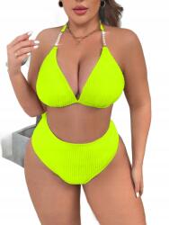 Shein Plus Size Sárga Női Fürdőruha Gyöngyház Díszítéssel 48 1MA