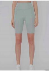Sima Női Leggings Magas Derék Rövid Menta L 5IA (Lox1/yeşil)