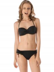  Ocean Love Női Bikini Felső Fürdőruha Bandeau Fekete 42 J5A ( 082164)