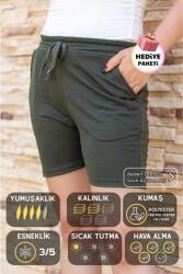 Sima Khaki Melegítőnadrág Zsebekkel És Megkötővel S 5IA (21KSRTKPEN/Haki)