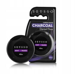 SEYSSO Carbon Fekete aktív szén tartalmú fogselyem 40 m (SF01)