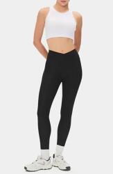  Fekete Női Leggings Magas Derekú, Sima Textúrájú M 5IA (29NXE043/Siyah)
