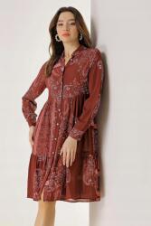  Ruha Bő Szabású, Hosszú Ujjú, Print Paisley Xs 5GA (S-23K4230001/Bordo)