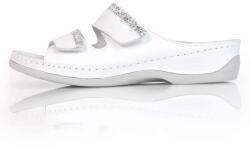 Batz Papuci dama, Batz, Rea-G-Alb, casual, piele naturala, medicinali, ortopedici, cu platforma, alb (Marime: 41)
