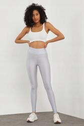 Sima Női Leggings Magas Derék Ezüst Színben 38 5IA (21300/Gümüş Gri)