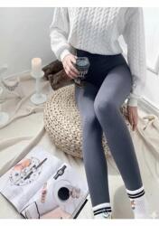 Sima Női Leggings Magas Derék Szürke Bordázott XL 5IA (TAYT0012/ANTRASIT.3)