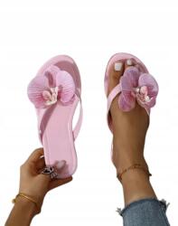 Shein Női Flip-flop Papucs Rózsaszín Casual Virággal 36 1EL