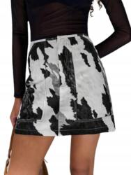 Shein Mini Mintás Szoknya Cipzárral