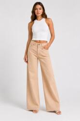 Guess Los Angeles női nadrág wide leg bézs - W25 L32 méret - új (7618391685114)