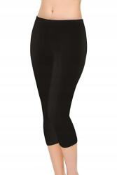 Sima Fekete 3/4-ES Szűk Leggings Basics XXL 5IA (adv-tayt-tutku-kapri33-/Siyah)