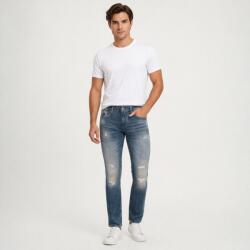Guess Férfi Farmer Egyenes Kék Kopásálló 30/32 Gga