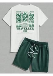 Sima Zöld Sport Rövidnadrág Zsebekkel És Zsinórral L 5IA (traveller/beyazyeşil)