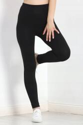 Sima Fekete Magas Derekú Női Leggings XL 5IA (Mks-hb-m1.20116.1098./siyah)