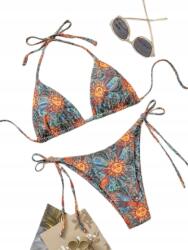 Shein Kétrészes Fürdőruha Bikini Nap Mintával L 1KA