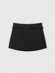 Shein Fekete Elegáns Rövidnadrág Cipzárral Nyárra S 1MA (sz25081827570122118)