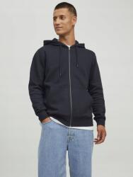 JACK & JONES Fekete Cipzáras Pulóver Kapucnival És Zsebekkel XXL 2FA (12210830)