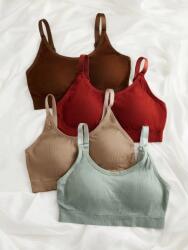 Shein Puha Bordázott Sportmelltartó 4CSOMAG L 1MA (SI2307311634019216)