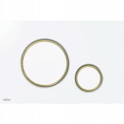 Alcaplast Alca Delfin/ Dupla WC-állvány nyomógomb Alcaplast M775 fehér arany (M775)