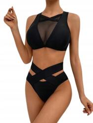 Shein Kétrészes Fürdőruha Fekete 48 1