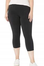 Sima Fekete 3/4-ES Leggings Elasztikus Pánttal 3XL 5IA (MD1508199913/Siyah)