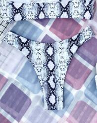 Shein Bikini Alsó Print Kígyóbőr Apb Xxh__m