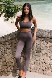 Sima Női Leggings Magas Derék Sportos Szín S 5IA (8681849019426)