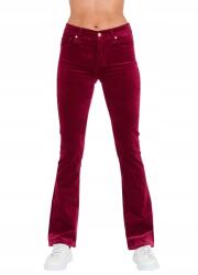 7 For All Mankind Bordó Bootcut Velvet nadrág 27 (JSWBV650RA)