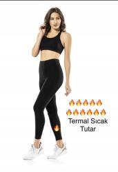  Fekete Női Hosszú Sima Leggings Magas Derekú M 5IA (DYN-1148/SIYAH)