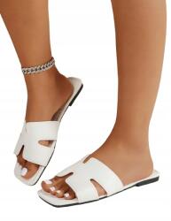 Shein Fehér Casual Flip-flop Papucs Áttört Pánttal A Talpán 40, 5 1HE