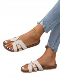 Shein Női Flip-flop Papucs Parafa Talppal, Szegecsekkel 40, 5 1HE
