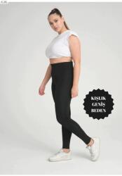 Sima Fekete Női Leggings Magas Derék Sport 4XL 5IA