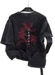 Shein Fekete Női Póló Pamut Klasszikus Kerek Nyakkal S 1MA (sz25031709490167026)