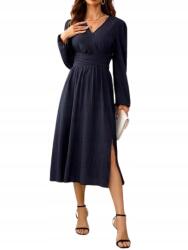 Shein Ruha Sötétkék MIDI Megkötővel 38 L