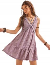Shein Ruha Lila Mini Hímzéssel 36-OS