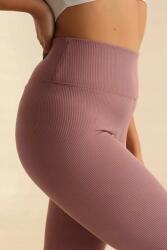 Sima Női Leggings Magas Derék Levendula Rózsaszín M 5IA (122/Gül Kurusu)