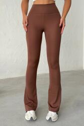 Sima Női Leggings Magas Derék Barna Hosszú M 5IA (TY2025IPT1/Kahverengi)