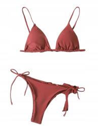 Shein Női Fürdőruha Bordó S 1MA